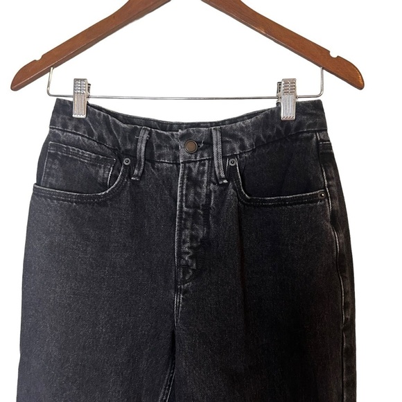 Good American Good Boy Ripped Straight Leg Jeans - Picture 4 of 11